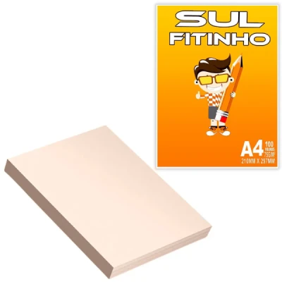 PAPEL SULFITE A4 C/100 75GR ECO - RECICLADO SULFITINHO