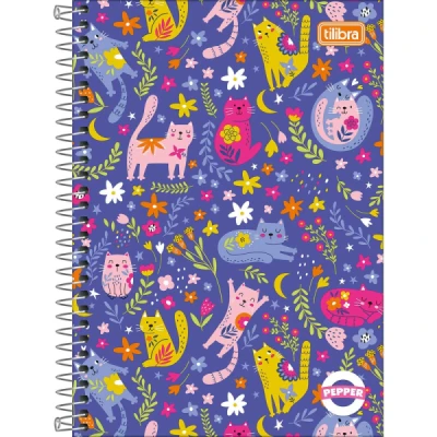 CADERNO ESP CD UNIV PEPPER  FEM TILIBRA