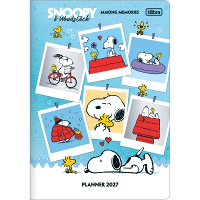 PLANNER GRAMPEADO SNOOPY M7 (178X254MM) 2027 TILIBRA
