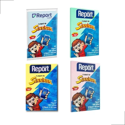 PAPEL REPORT A4 C/100 75GR