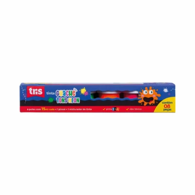 TINTA GUACHE C/06 NEON R.907080 - TRIS