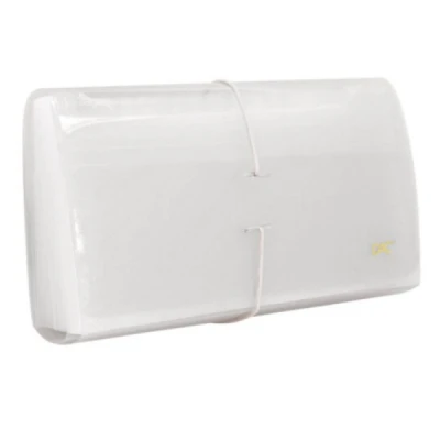 PASTA SANFONADA 12 DIV DUPLICATA CRISTAL REF.6011PP-TR DAC