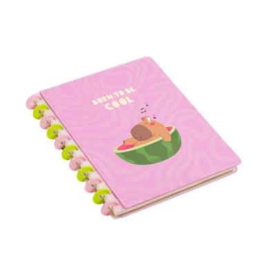 CADERNO DISCO CAPIVARA CAPA DURA - 280X215 - 80 FOLHAS CD1012 BRW