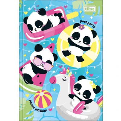 CADERNO BROCHURA CAPA DURA 1/4 LOVELY FRIEND 80 Fls - Tilibra