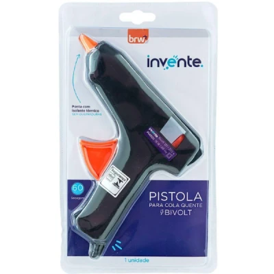 PISTOLA P/COLA QUENTE GRANDE PI4001 10W BIVOLT BRW