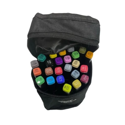 MARCADOR ARTISTICO TOUCH 24CORES C/BOLSA UNIDADE MKB-24 - NOVA RIO