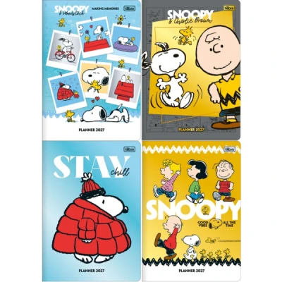 PLANNER GRAMPEADO SNOOPY M7 (178X254MM) 2027 TILIBRA