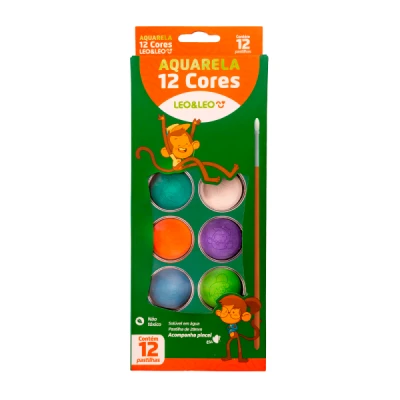 AQUARELA 12 CORES R.4193 LEOLEO
