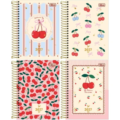 AGENDA ESPIRAL AMARENA M5 (129X187MM) 2027 TILIBRA
