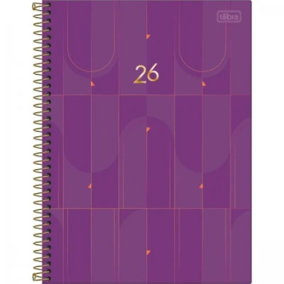 AGENDA ESPIRAL SPOT FEMININA M9 2026 TILIBRA