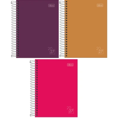 AGENDA ESPIRAL SPICE CORES M3 TILIBRA