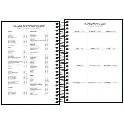 AGENDA ESPIRAL NAPOLI (129X187MM) M5 2027 TILIBRA