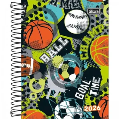 AGENDA ESPIRAL SPICE MASCULINA M5 TILIBRA