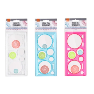 REGUA PLASTICA 20CM ESPIRÓGRAFO RE2012 BRW