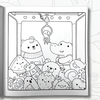 LIVRO COLORIR BOB CUTE COTIDIANO + ADESIVO 24P. NS