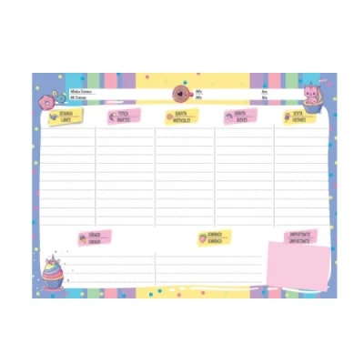 Bloco Planner Semanal Be Happy- 53 fls - Sao Domingos