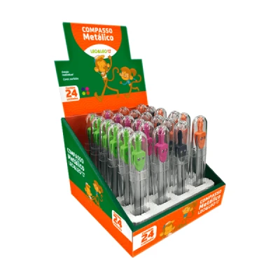 COMPASSO METALICO ESCOLAR LEOELEO