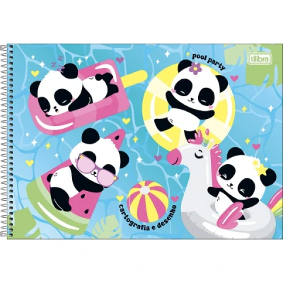 CADERNO DESENHO ESP CD 80F LOVELY TILIBRA