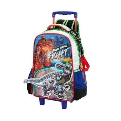 MOCHILA C/RODA CBFS-9152A DINOS KING FUSECO