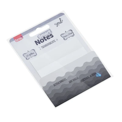 SMART NOTES 76X76MM TRANSPARENTE 20F BA7659 BRW