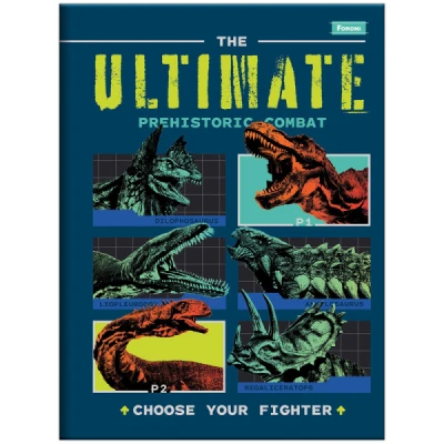 CADERNO BROCHURA 1/4 CD 80F SAUROS FORONI