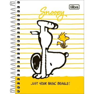 CADERNETA  1/8 ESP CD 80F SNOOPY TILIBRA