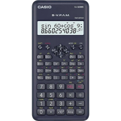 CALCULADORA CIENTIFICA FX82 DISPL.C/2LINHAS 240FUNC. UNIDADE FX-82MS-2-W4-DH - CASIO