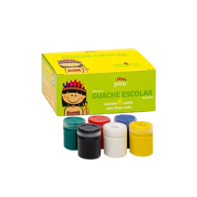 TINTA GUACHE C/06 GE-2000 PIRA