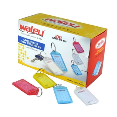 CHAVEIRO PLASTICO C/ETIQUETAS 10180004 MAXCRIL