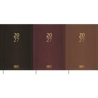 AGENDA COSTURADA TORINO M5 134X192MM 2027 TILIBRA