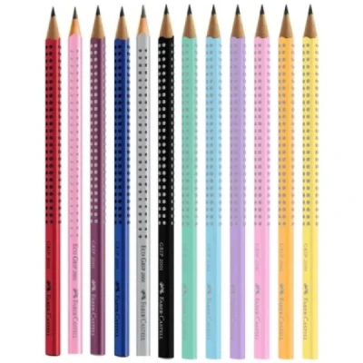 LAPIS DE ESCREVER 2B ECO GRIP COR SORTIDA FABER CASTELL