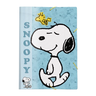 PASTA ELASTICA PLASTICA FINA OFICIO SNOOPY REF5557 DAC