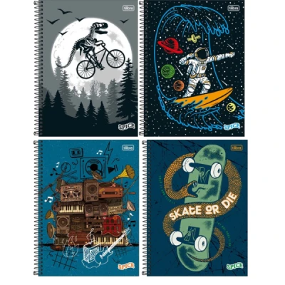 CADERNO ESP CD UNIV SPICE MASC TILIBRA