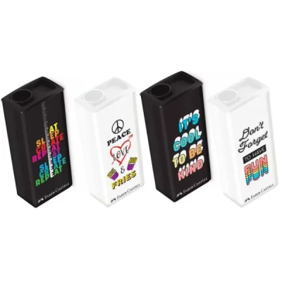 APONTADOR 1 FURO C/DEPOSITO DECOR POSTER125POSZF FABER CASTELL