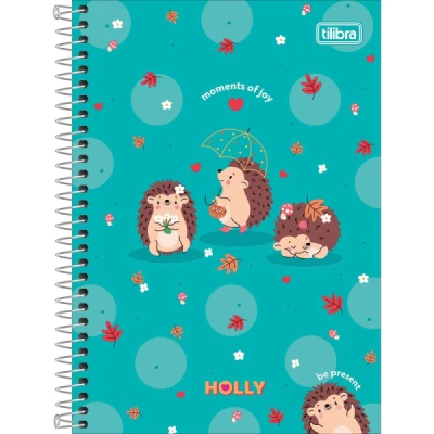 CADERNO 1/4 ESP CD 80F HOLLY TILIBRA