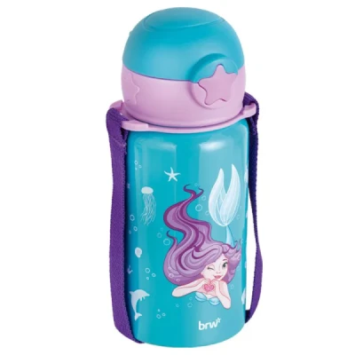 GARRAFA METÁLICA ESTAMPADA - SEA - 500ML GA0028 BRW
