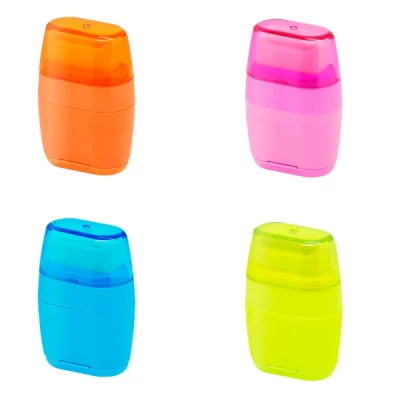 APONTADOR E BORRACHA DUPLO COLOR AP0200 BRW