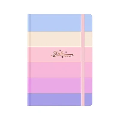 CADERNO STYLE BOOK LISTRAS A5 POLEN 70G COD918