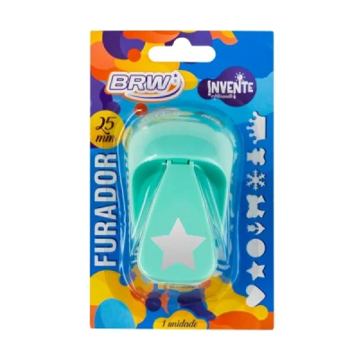 FURADOR DE EVA 25MM ESTRELA BRW  FE2503