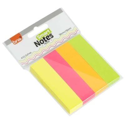 BLOCO ADESIVO SMART NOTES 19X76 100F COLOR NEON BA1977 BRW