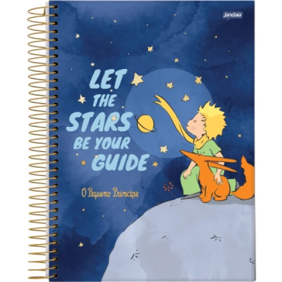 CADERNO GARRA CD 1MT NEO 80F 175X242MM O PEQUENO PRINCIPE JANDAIA