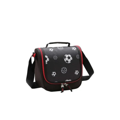 LANCHEIRA DE POLYESTER 4734662 PRETO FUTEBOL R.VIX CHENSON