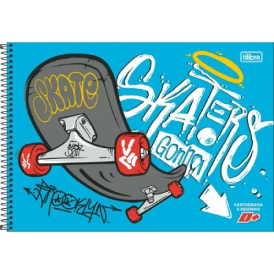 CADERNO DESENHO ESP CD 96F MILIMETRADO D+ MASCU TILIBRA