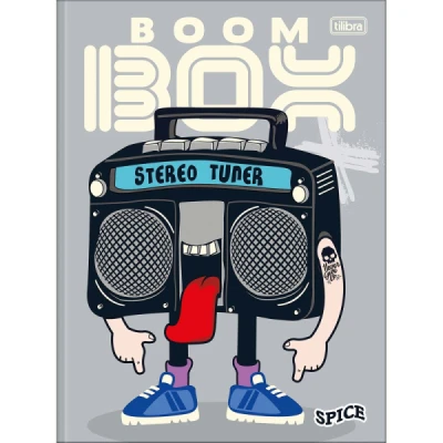 CADERNO BROCHURA 1/4 CD 80F SPICE TILIBRA