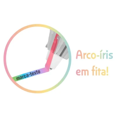 MARCA TEXTO EM FITA LUMINI RAINBOW 5MMX3M 5.8471 - CIS