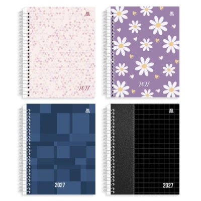 AGENDA ESPIRAL KBOM (123X162MM) 2027 ANIMATIVA