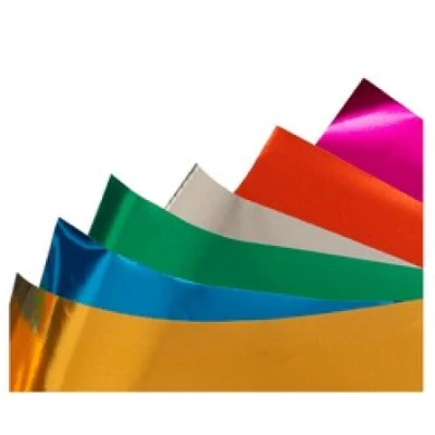 PAPEL LAMINADO 48X60CM - CORES DIVERSAS