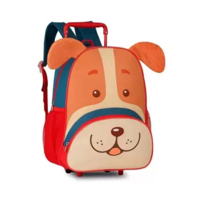 MOCHILA C/RODA KIDS MASCULINA PETS CP2644B CLIO