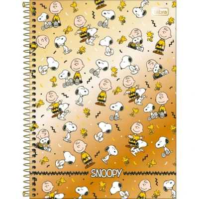 CADERNO 1MT 80F ESP CD UNIV SNOOPY TILIBRA