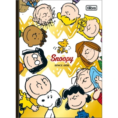 CADERNO 1MT 80F BROCHURA CD COLEGIAL SNOOPY TILIBRA